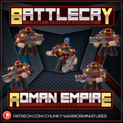 grido battaglia romano impero gioco romani sci fi dnd tavolo guerra legionari legionario 3d print model - Mito3D