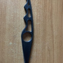 champ bataille carbone fibre dague art airsoft couteau 3 4 3d print model - Mito3D