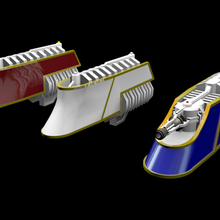 Battlefleet compatible proues 3d print model - Mito3D