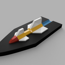 battlefleet gothic 3d l'espace missiles bfg mètres compteurs jetons marqueurs 3d print model - Mito3D