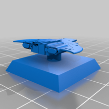 battlefleet gothic tau ordinance markers barracuda bomber fighter manta vehicles 3d print model - Mito3D