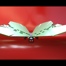 bataille jouet papillon arbitre 3d print model - Mito3D
