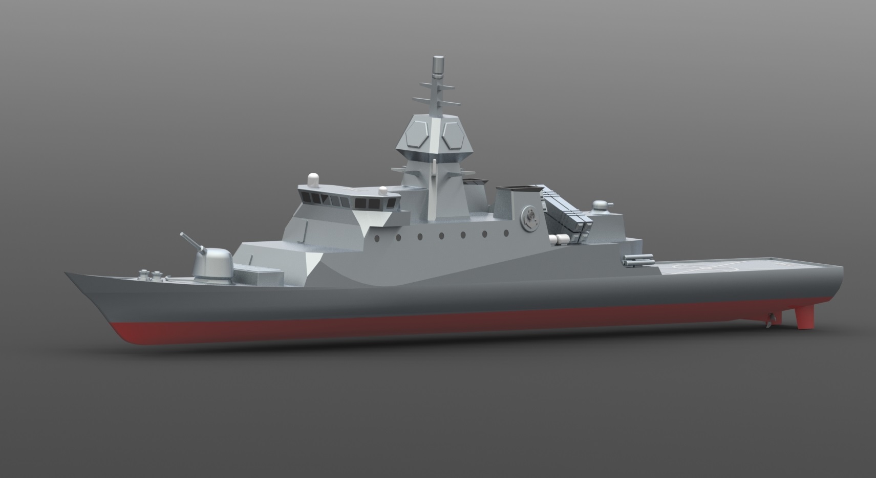 acorazado deylaman fragata juego naval guerra irán buque 3dp militar réplica 3D print model - Mito3D