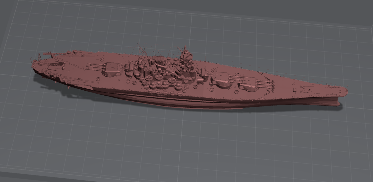corazzata Yamato 3D print model - Mito3D