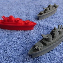 navi da guerra - rotazione torrette non è necessario il supporto gioco di wargame wargames-giochi i veicoli giocattolo nave ruotare stampa luogo printinplace le parti in movimento lo spostamento mossa modelli modello hobby giochi la barca battleship 3d print model - Mito3D