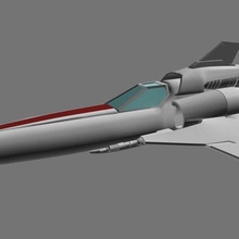 battlestar galactica - viper mark ii sci fi 3d print model - Mito3D