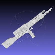 estrella batalla galactica cylon pistola Arte 3d printing montaje réplica arma ciencia ficción scieence fiction battlestar gun 3d print model - Mito3D