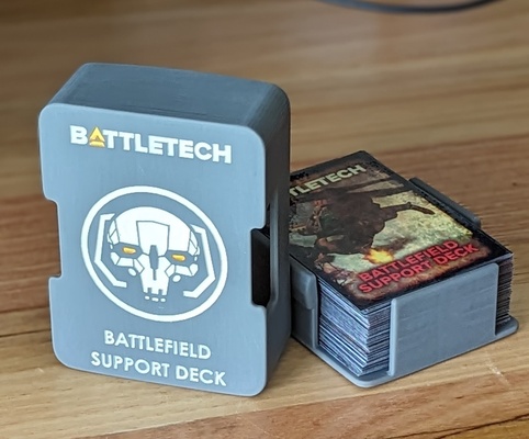 battletech scattante carta astuccio guaina mazzo alfa sciopero supporto americano mecha fighttech 3d print model - Mito3D