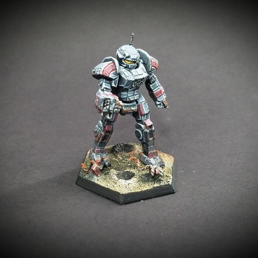 battletech commando alternative épaules amarok jeu les miniatures wargaming jouet 3D print model - Mito3D