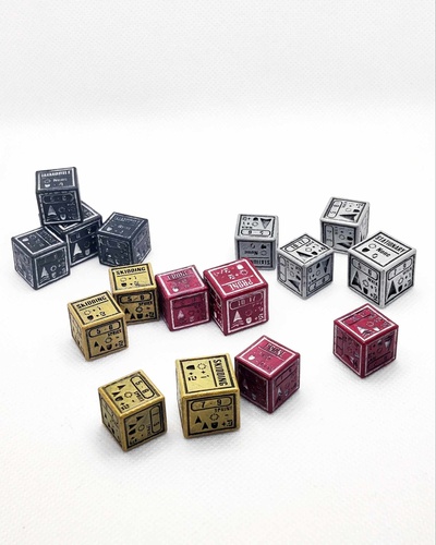 battletech movement trackers game dice american mecha fightmech battlemech battle mech 6mm fighttech 3d print model - Mito3D