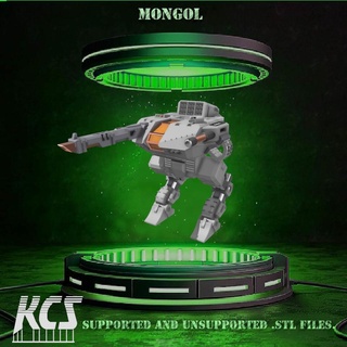 Battletechnology mongolo mng a1 mech battletech 6mm 10mm 15mm 28mm scifi sci fi 3d print model - Mito3D