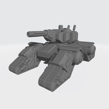 battecnología ratha tanque ciencia ficción 6mm battletech 3d print model - Mito3D