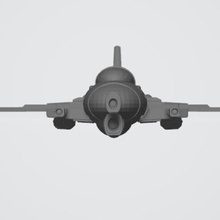 battletechnology stingray f-94 varient game battletech aerotech 6mm jet fighter 3d print model - Mito3D