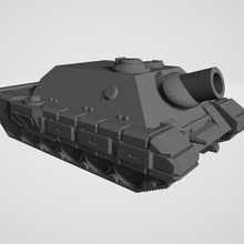 Battletechnology von sorte tanque caçador jogos 6mm scifi battletech 3d print model - Mito3D