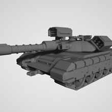 battletechnology von luck update game 6mm scifi tank battletech 3d print model - Mito3D