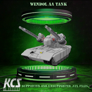 battletechnology wendol aa tank battletech 6mm 10mm 15mm 28mm scifi sci-fi 3d print model - Mito3D
