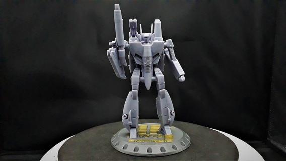 battroid vf 1s Macross robotech statik şekil super varitech Varitech Valkyrie Mecha robot karikatür anime oyuncaklar gerwealk dövüşçü yüksek poli 3d print model - Mito3D
