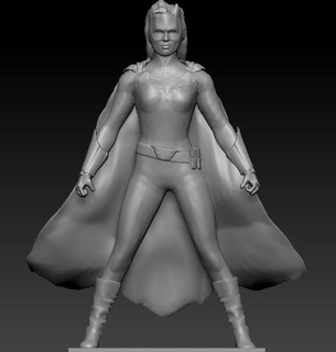 mulher morcego cw figura 3d print model - Mito3D