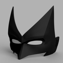 batwoman máscara vários batman quadrinhos dc robin domino 3d print model - Mito3D
