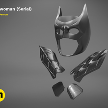 batwoman serie accesorios armadura murciélago batman dc cosplay historietas Gotham película heroína casco héroe superhéroe Víspera Santos 3d print model - Mito3D