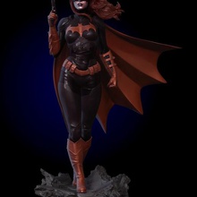batwoman art colecion vel zbrush escultura estatua mulher ragazza studios xm arte 3d print model - Mito3D