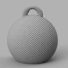 önemsiz Sanat top Noel köknar süs Baba madde neşe 3d print model - Mito3D