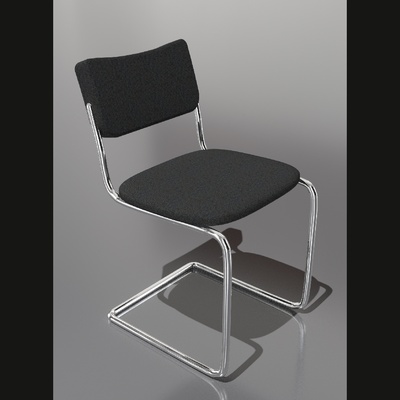 bauhaus estilo cadeira arquitetura interior moderno projeto 3d print model - Mito3D