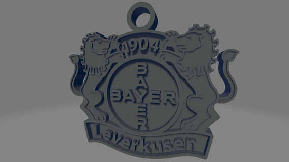 Bayer Leverkusen chaveiro futebol futbol Futebol lembrança presente Alemanha deutschland alemão deutsch equipe esporte Bayern Bundesliga europa campeões liga 3d print model - Mito3D
