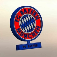 bayern Monaco scrivania ornamento moda logo campione gli sport squadra calcio Messico decorazione fermacarte 3d print model - Mito3D