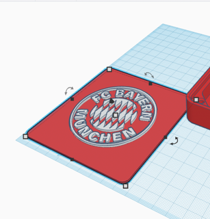 bayern nchen dual colore guidato cartello logo liga 3d print model - Mito3D