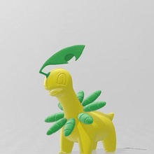 bayleef game pok mon action figure toy pokemon 3d print model - Mito3D