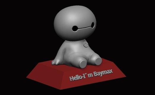 baymax 3d 3d print model - Mito3D