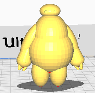 baymax great heroes toys 3d print model - Mito3D