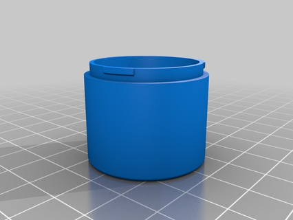 bayonetcontainer d27h25 customized containers 3d print model - Mito3D