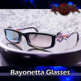 bayonetta lentes gafas protección montar arte fan cosplay accesorios óptica 3d print model - Mito3D