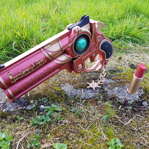 bayonetta scarborough fair gadget juste jeu de la magie oddworks pistolet prop vidéo 3D print model - Mito3D