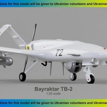 bayraktar tb-2 3d print model - Mito3D