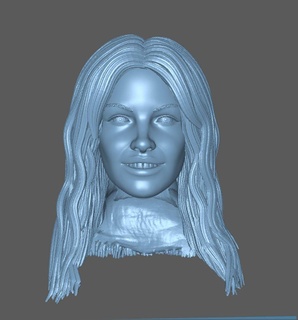 baywatch Pamela Anderson Sanat 3d print model - Mito3D