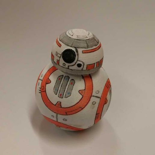 bb 8 juego bb8 droide Jedi guerra Galaxias estrella guerras rebeldes juguete 3D print model - Mito3D