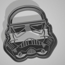 bb2 chewbacca stormtrooper veder vader star wars war galaxy cookie cutter cutting cookies design 3d print model - Mito3D