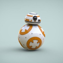 bb8 droide de star wars la fuerza despierta juego juguete 3d print model - Mito3D