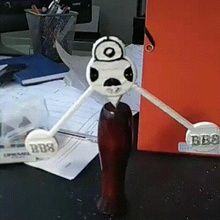 bb8 quilibre swing Gleichgewicht Spiel Roboter droid Figur Spielzeug - gadget starwars mobile einfach 3d print model - Mito3D