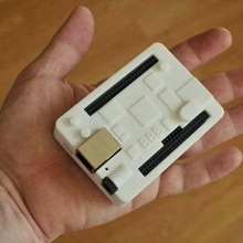 bbb gabinete botões beagle osso preto beagleboard beaglebone caixa preta blender single board computador 3d print model - Mito3D