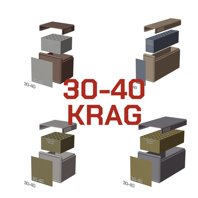 bbox ammo box 30-40 krag ammunition storage 10 20 25 50 rounds crate 30 us army 3d print stl model 3040 3d print model - Mito3D