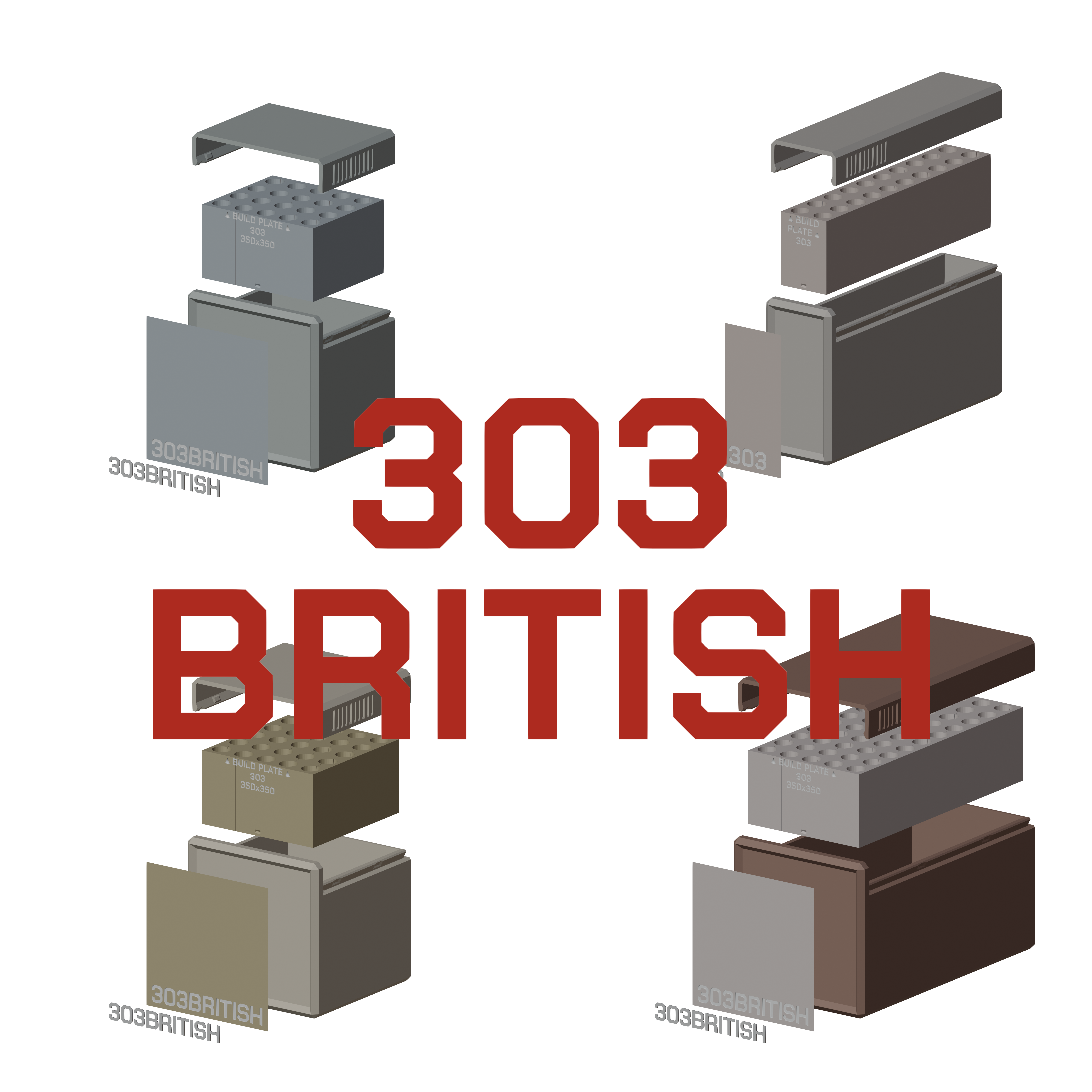 bbox munition box 303 britisch lager 10 20 25 50 runden kiste 303british 3d drucken stl modell 77 56mm 3D print model - Mito3D