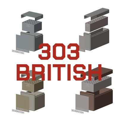 bbox munição caixa 303 britânico armazenamento 10 20 25 50 rodadas caixote 303british 3d impressão stl modelo 77 56mm 3d print model - Mito3D