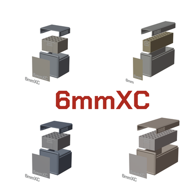 bbox munição caixa 6mm xc armazenamento 10 20 25 50 rodadas caixote 6mmxc 3d impressão stl modelo 3d print model - Mito3D