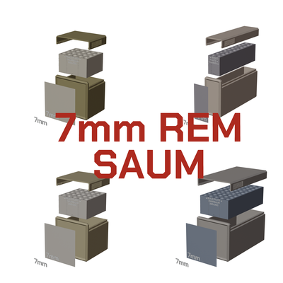 bbox ammo box 7mm rsaum ammunition storage 10 20 25 50 rounds crate rem saum 3d print stl model 3d print model - Mito3D