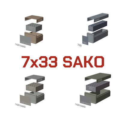 bbox ammo box 7x33 sako ammunition storage 10 20 25 50 rounds crate 3d print stl model 7x33sako 3d print model - Mito3D