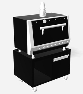 bbq grill parrila metal hierro 3d print model - Mito3D